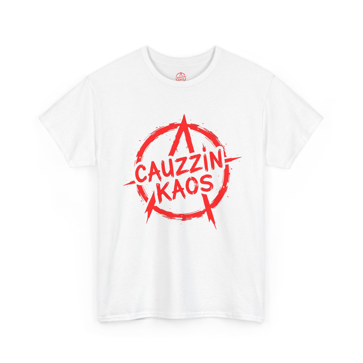 DEFY THE SYSTEM - CAUZZIN KAOS Black Anarchy Tee