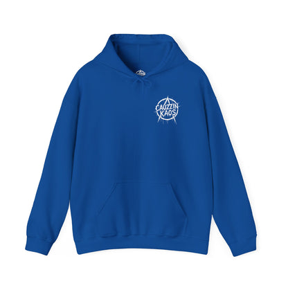 Crimson Anarchy "CAUZZIN KAOS" Hoodie – Street Punk Graphic Sweatshirt