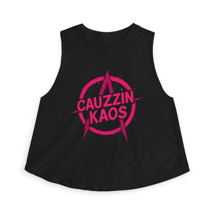 TOO FUCKIN FREE - CAUZZIN KAOS Pink Anarchy Crop Top