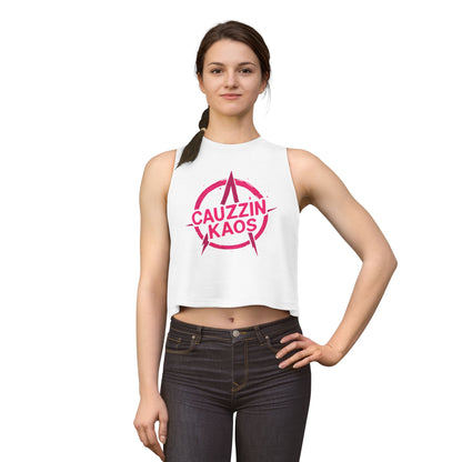 TOO FUCKIN FREE - CAUZZIN KAOS Pink Anarchy Crop Top
