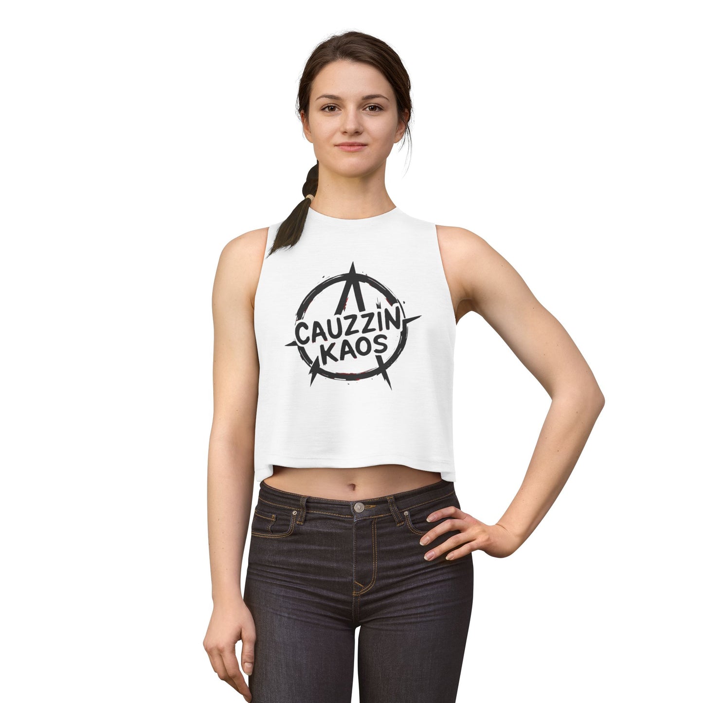 TOO FUCKIN FREE - CAUZZIN KAOS Anarchy Crop Top