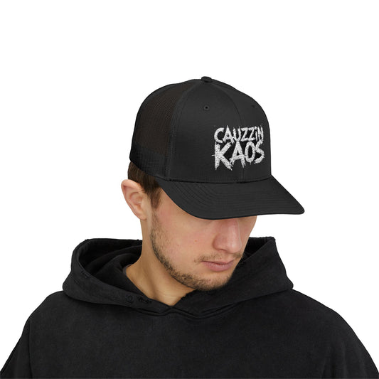 Cauzzin Kaos Snapback Trucker Cap | Trendy Hat for Casual Outings, Gifts, Festivals, Sports Events, Everyday Wear