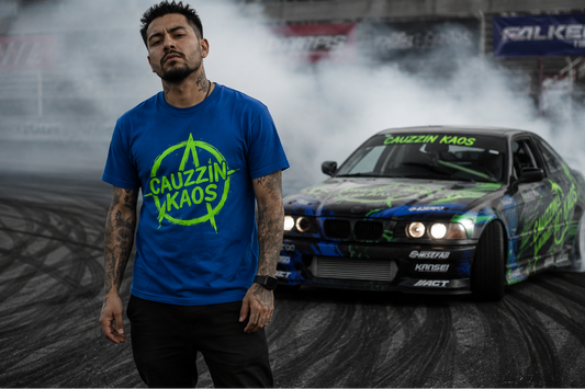 DEFY THE SYSTEM - CAUZZIN KAOS Neon Anarchy Tee