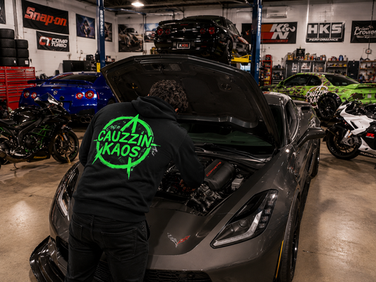 BUILT WILD AS HELL - CAUZZIN KAOS Neon Green Hoodie