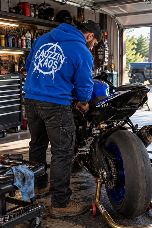 Cauzzin Kaos "Anarchy" Hoodie Drip Logo